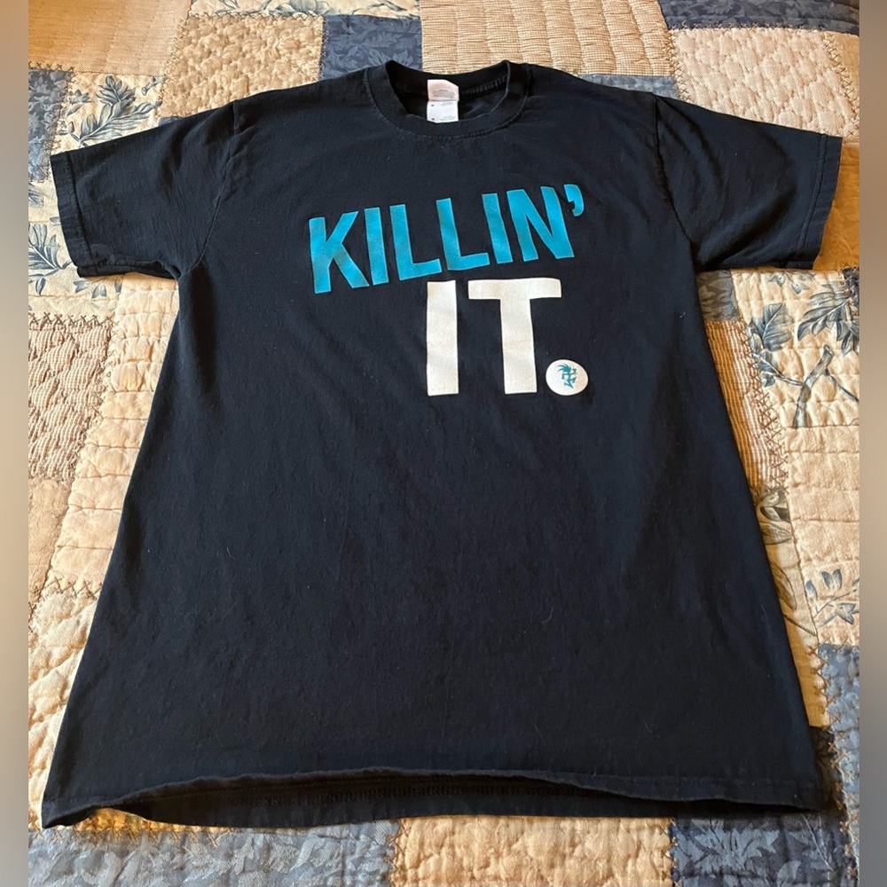 Ladies Spring Break T-Shirt. Color Black Size Medium